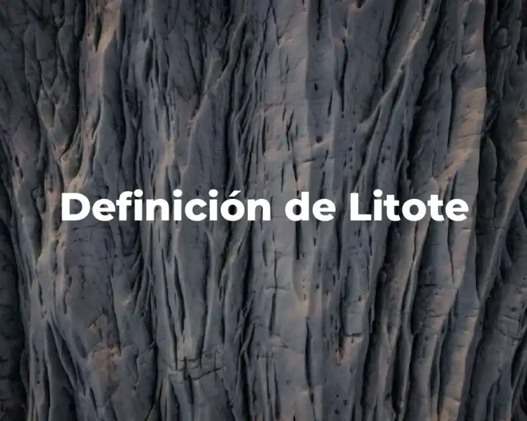 Definición de Litote