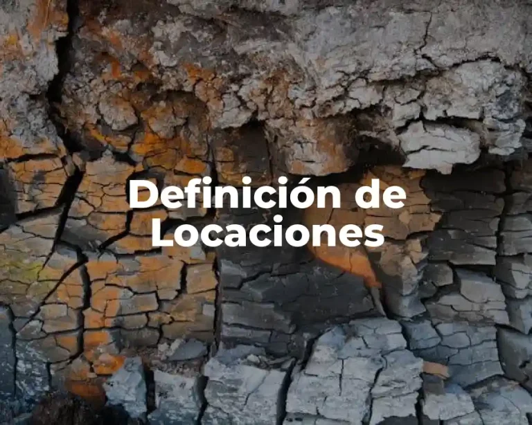 Definición de Locaciones