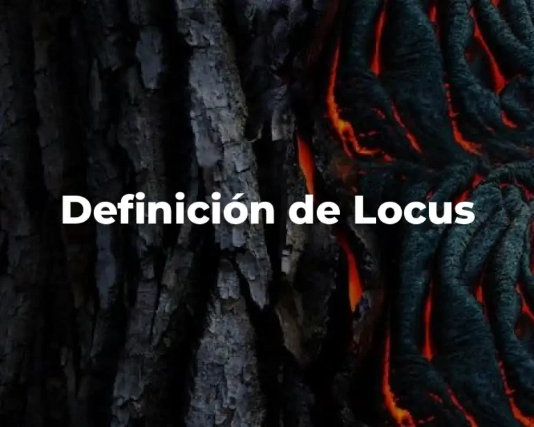 Definición de Locus