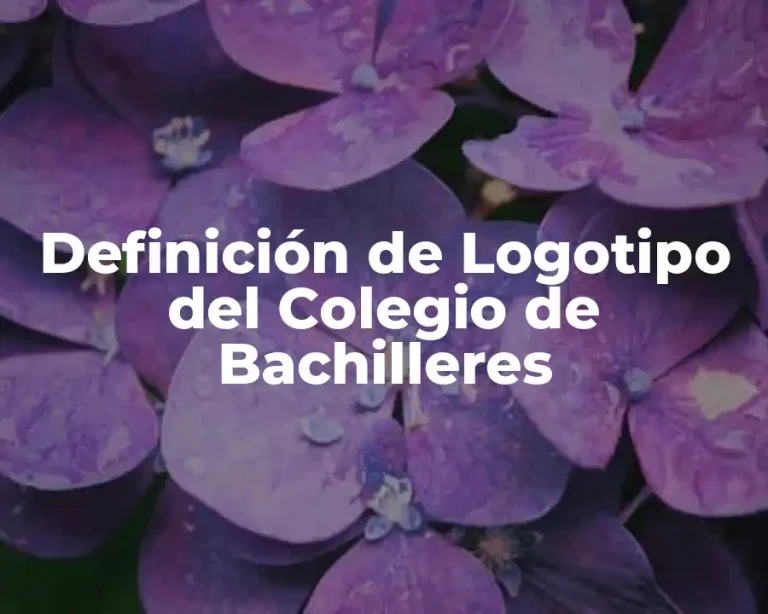 Definición de Logotipo del Colegio de Bachilleres