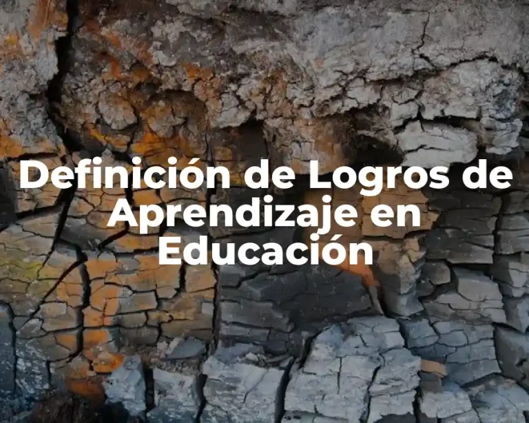 Definición de Logros de Aprendizaje en Educación