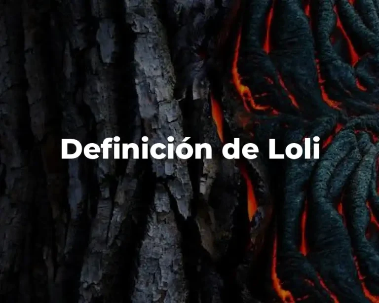 Definición de Loli