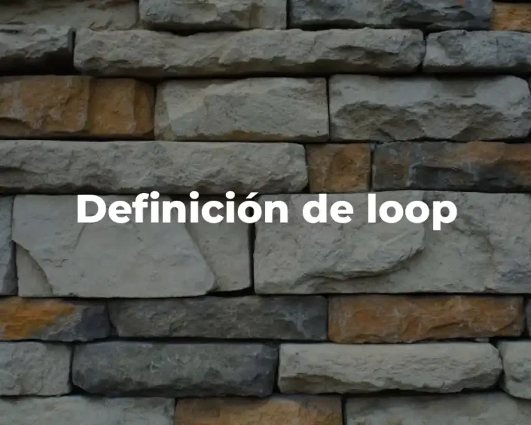 Definición de loop