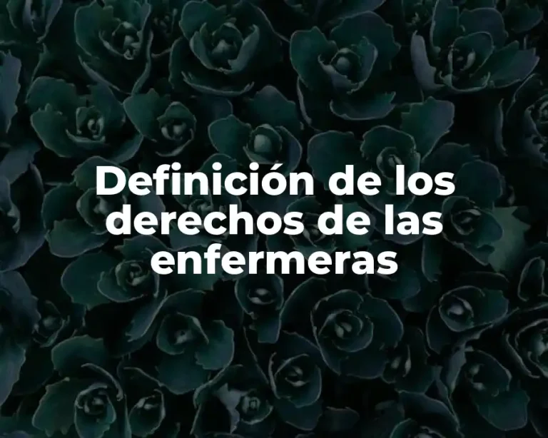 Definición de los derechos de las enfermeras