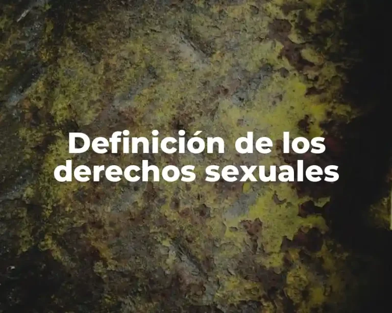 Definición de los derechos sexuales