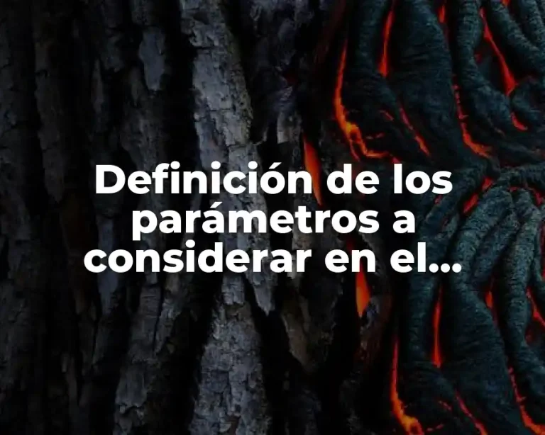 Definición de los parámetros a considerar en el maquinado