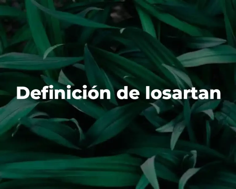 Definición de losartan