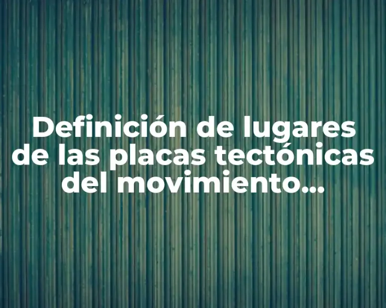 Definición de lugares de las placas tectónicas del movimiento divergente