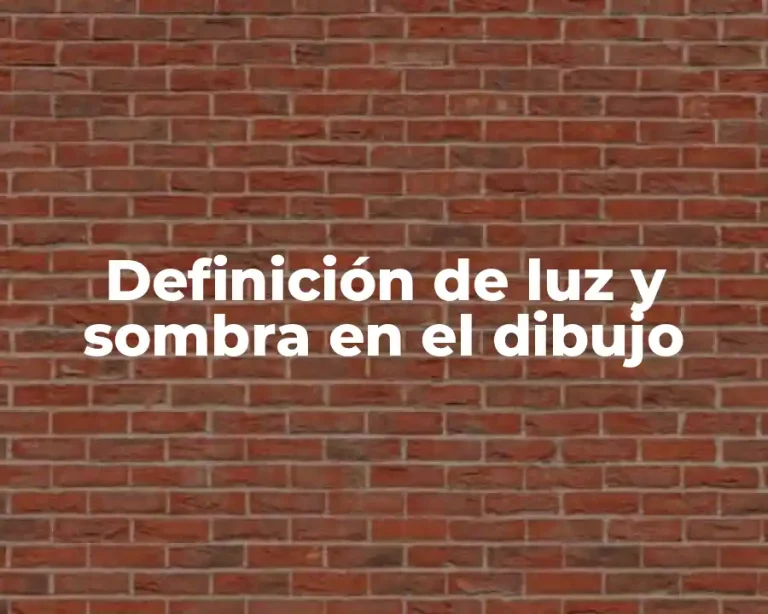 Definición de luz y sombra en el dibujo