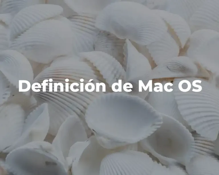 Definición de Mac OS