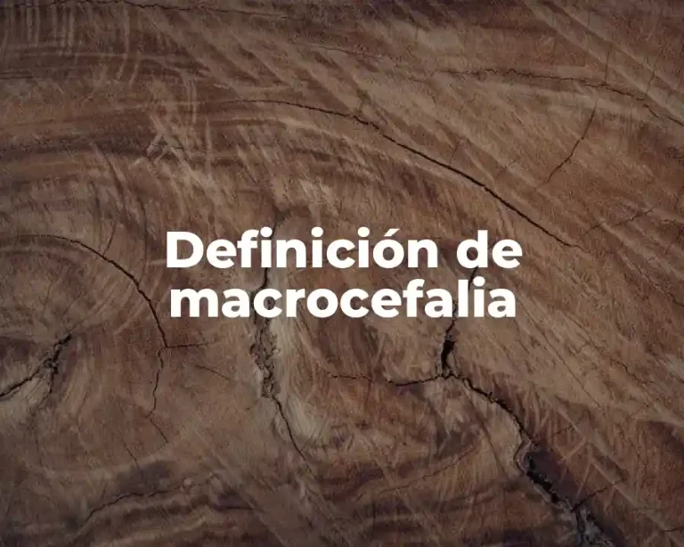 Definición de macrocefalia