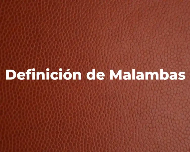 Definición de Malambas
