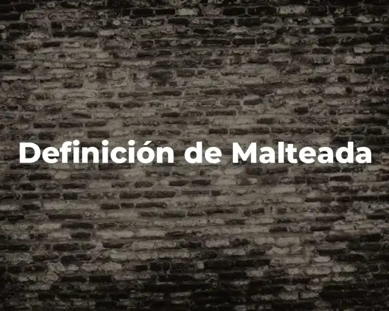 Definición de Malteada