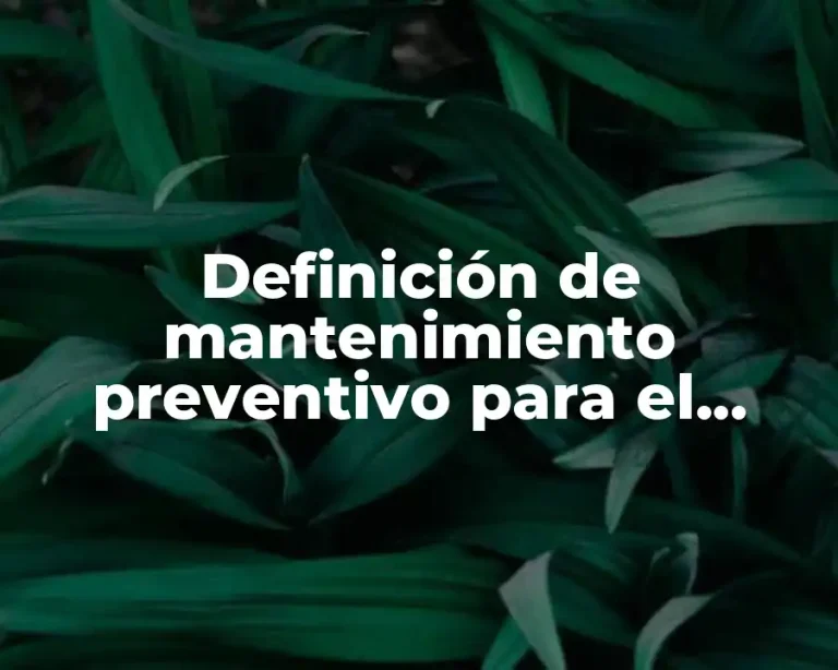 Definición de mantenimiento preventivo para el hardware