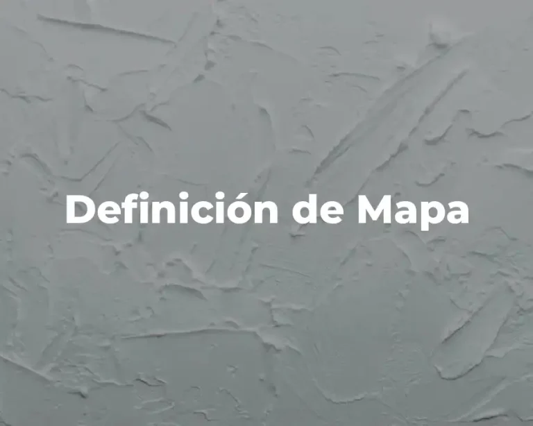 Definición de Mapa