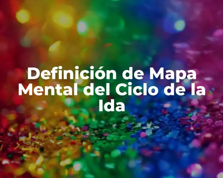 Definición de Mapa Mental del Ciclo de la Ida