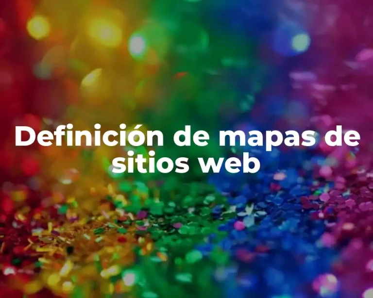 Definición de mapas de sitios web