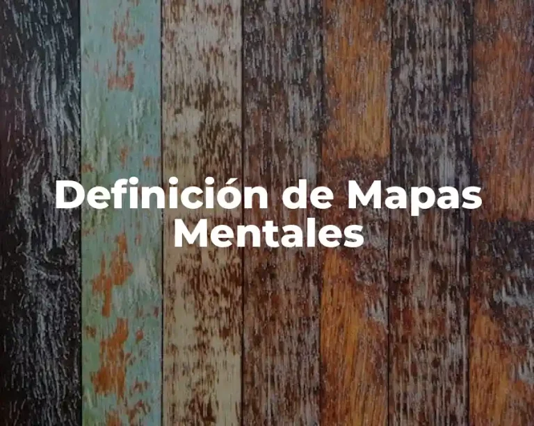 Definición de Mapas Mentales