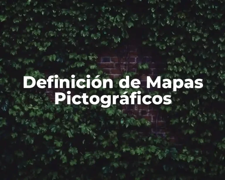 Definición de Mapas Pictográficos