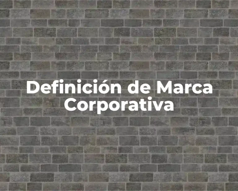 Definición de Marca Corporativa