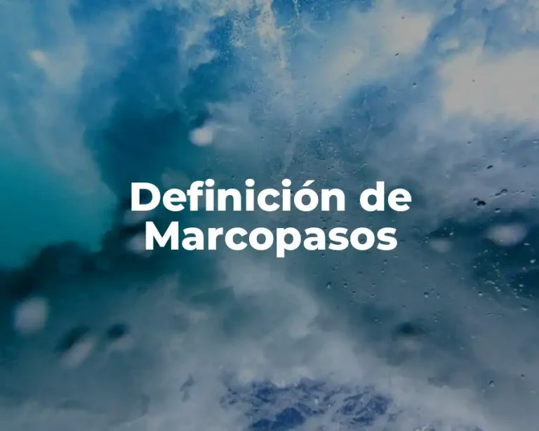 Definición de Marcopasos