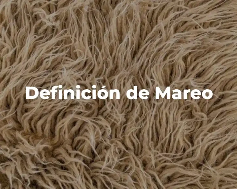 Definición de Mareo