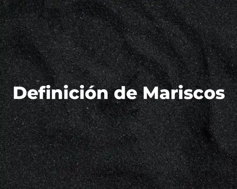 Definición de Mariscos