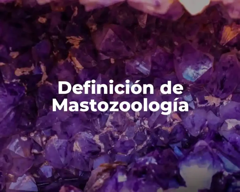 Definición de Mastozoología