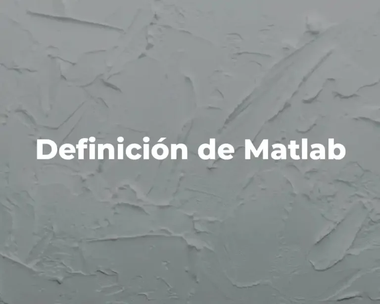 Definición de Matlab