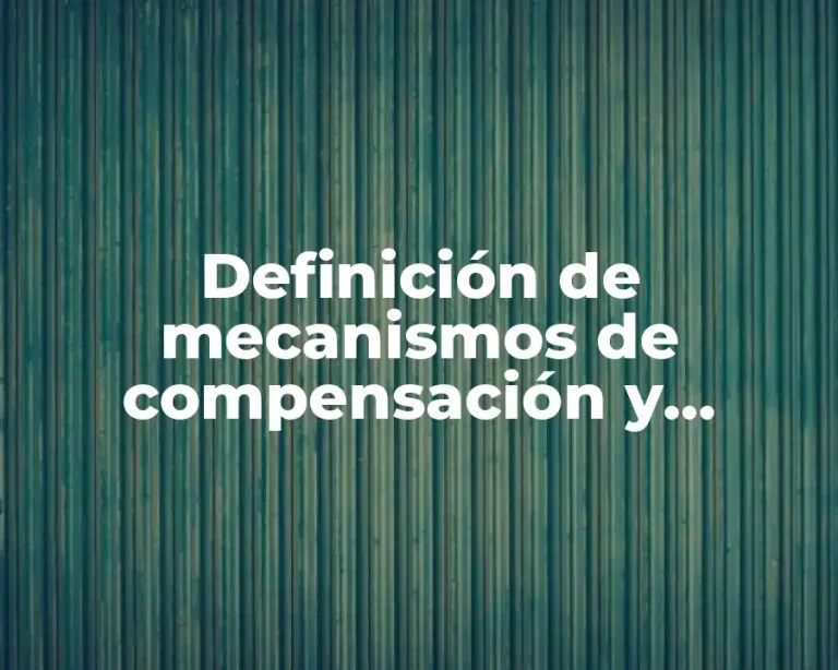 Definición de mecanismos de compensación y sustitución en neuropsicología