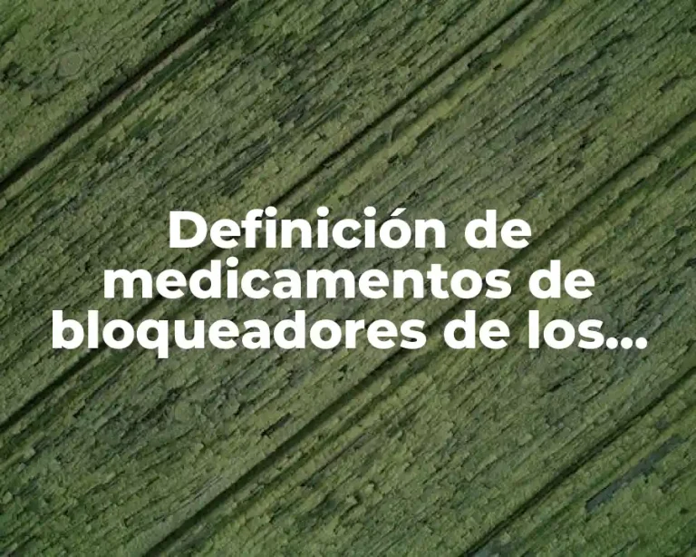 Definición de medicamentos de bloqueadores de los receptores angionista
