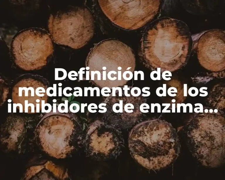 Definición de medicamentos de los inhibidores de enzima de angiotensina