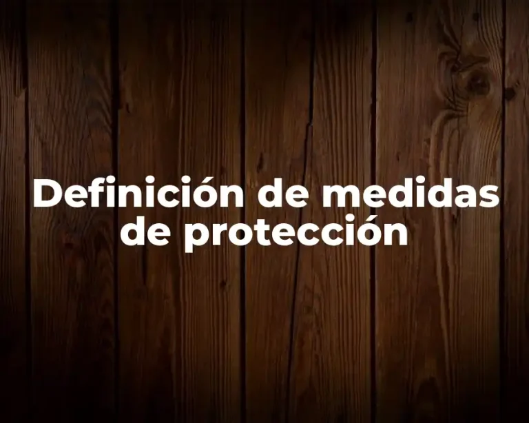 Definición de medidas de protección