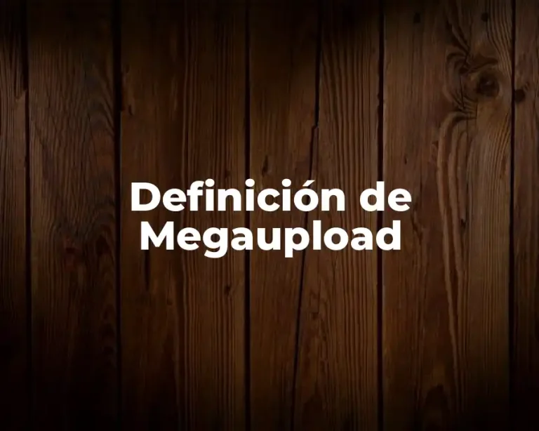 Definición de Megaupload