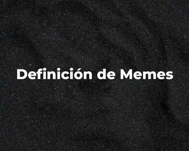 Definición de Memes