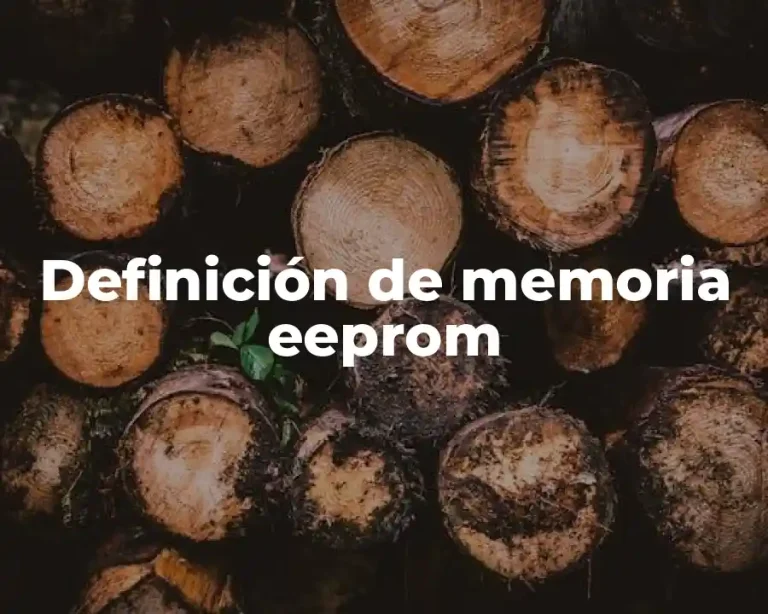 Definición de memoria eeprom