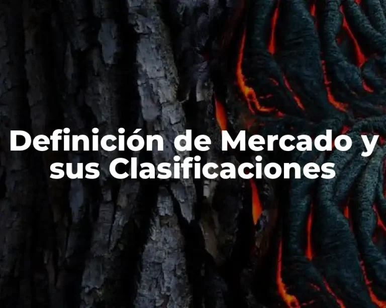 Definición de Mercado y sus Clasificaciones