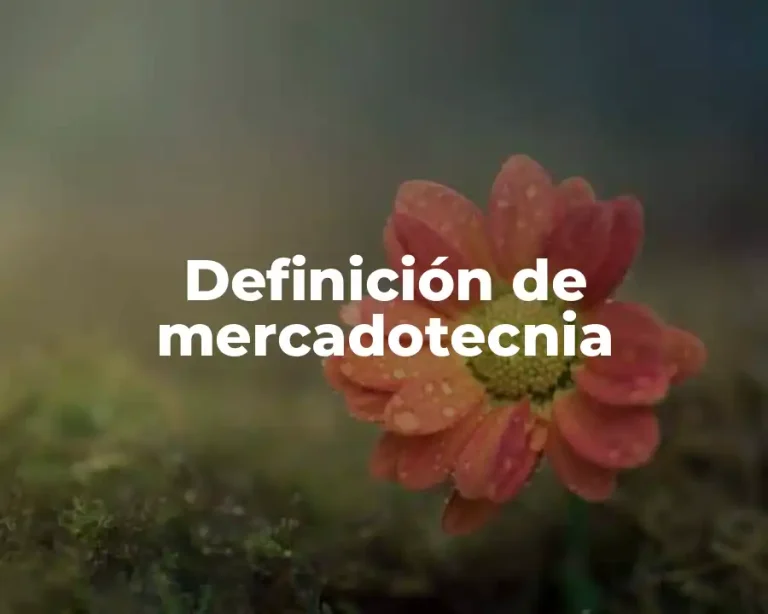 Definición de mercadotecnia