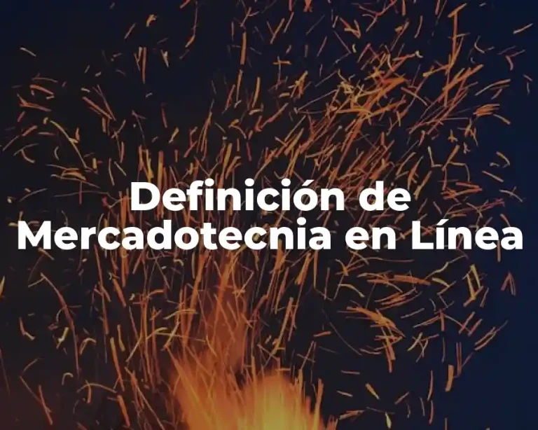 Definición de Mercadotecnia en Línea