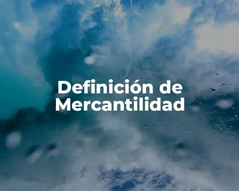 Definición de Mercantilidad