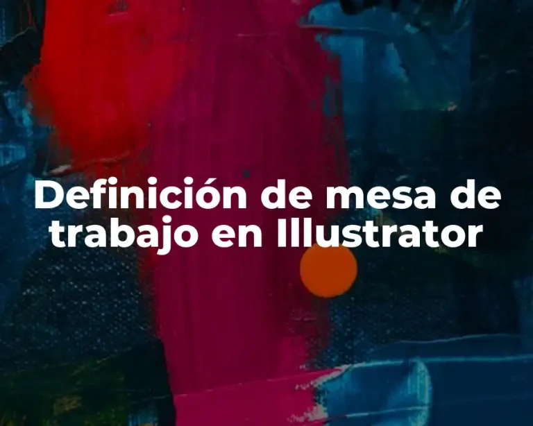 Definición de mesa de trabajo en Illustrator