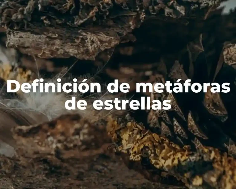 Definición de metáforas de estrellas