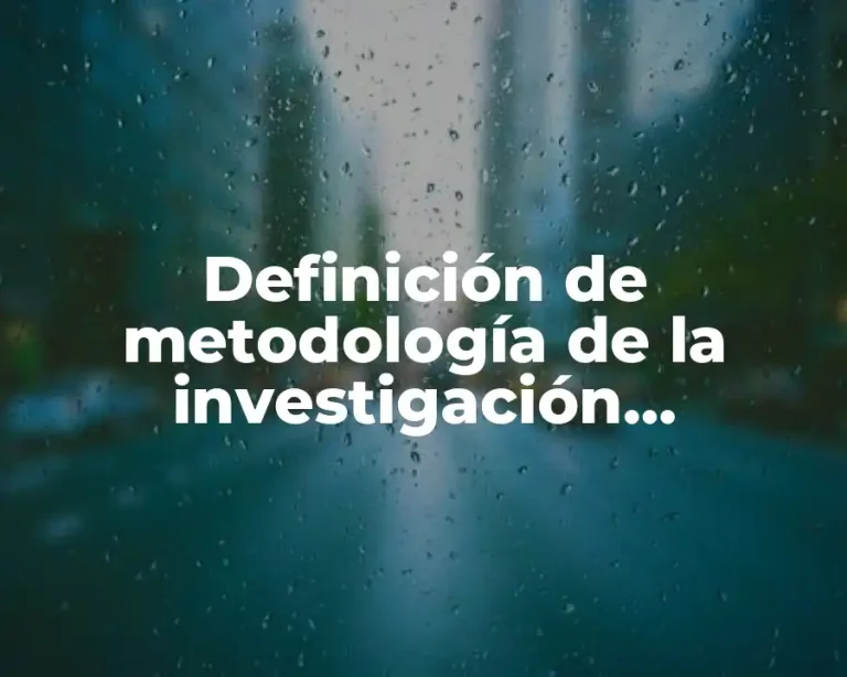 Definición de metodología de la investigación relacionada a la fonética