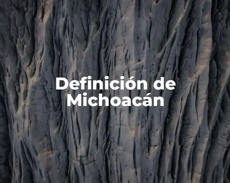 Definición de Michoacán