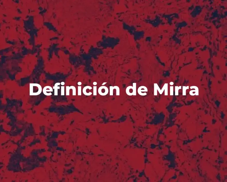 Definición de Mirra