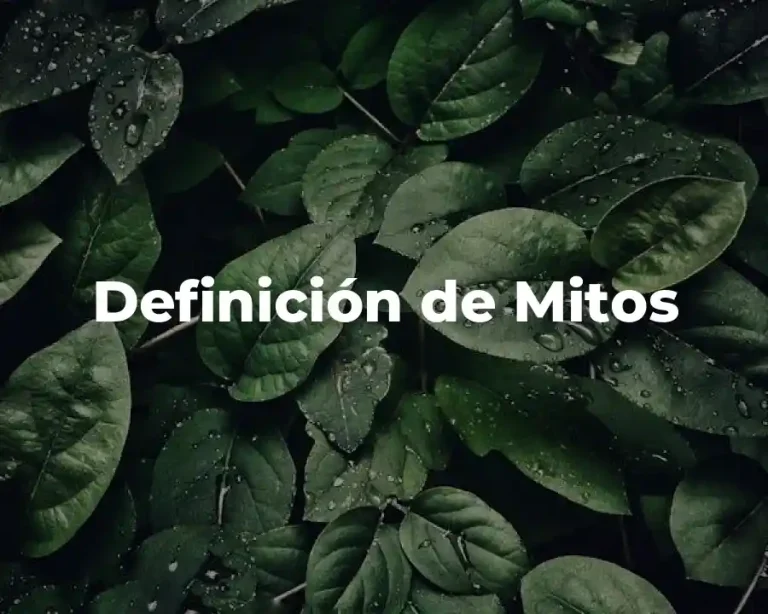 Definición de Mitos