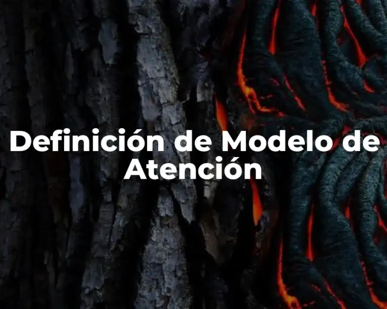 Definición de Modelo de Atención