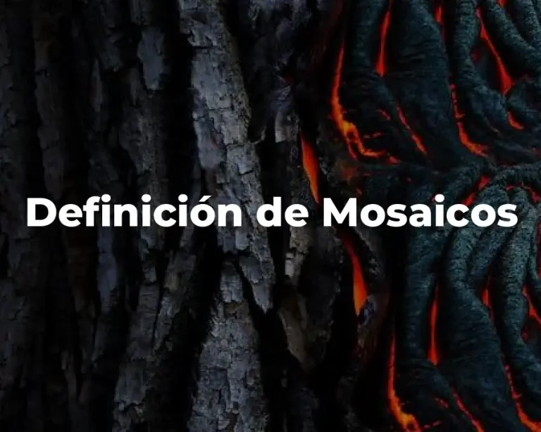 Definición de Mosaicos
