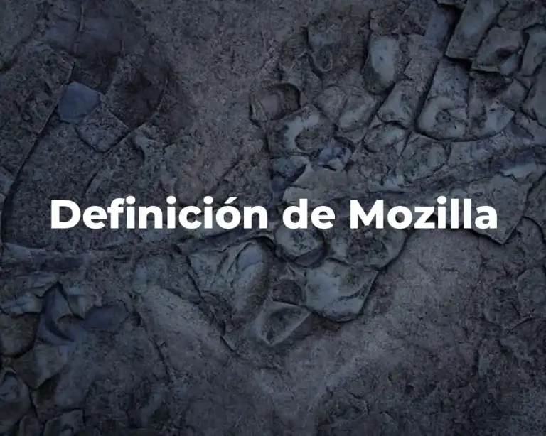 Definición de Mozilla