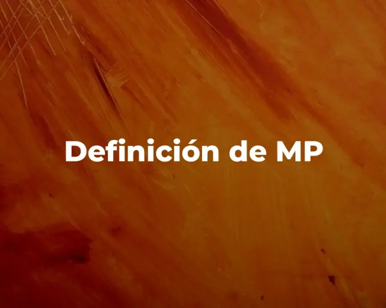 Definición de MP